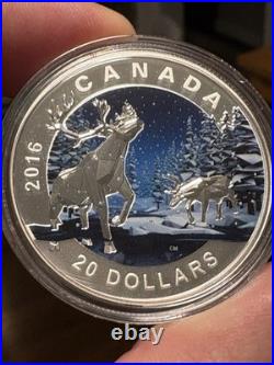2016 Canada GEOMETRY IN ART The CARIBOU 1 Oz 999.9 FINE SILVER $20 Coin OGP 2016 Canada GEOMETRY IN ART The CARIBOU 1 Oz 999.9 FINE SILVER $20 Coin OGP