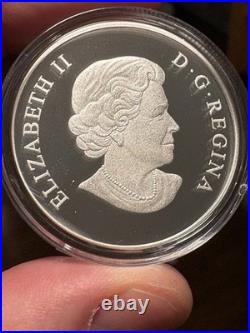 2016 Canada GEOMETRY IN ART The CARIBOU 1 Oz 999.9 FINE SILVER $20 Coin OGP