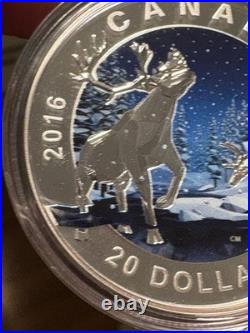 2016 Canada GEOMETRY IN ART The CARIBOU 1 Oz 999.9 FINE SILVER $20 Coin OGP 2016 Canada GEOMETRY IN ART The CARIBOU 1 Oz 999.9 FINE SILVER $20 Coin OGP