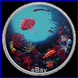 2016 Canada Illuminated Underwater Coral Reef Fine Silver Coin