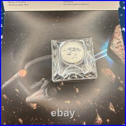 2016 Canada Rcm $20 Silver Coin Star Trek Uss Enterprise. 9999 Sleeve Coa Unc