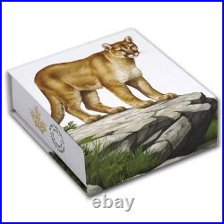 2016 Canada Silver $100 Coin Cougar 1oz. 9999 OGP