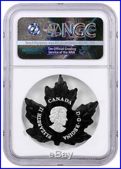 2016 Canada Silver $10 Maple Leaf Shape Canadian Geese PF70 UC ER NGC Coin