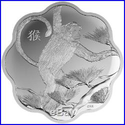 2016 Canada Silver $15 Lunar Lotus Monkey Proof Coin (OGP/COA)