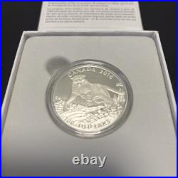 2016 Cougar Silent Giant $100 Pure 99.99% Silver Coin 31.6g