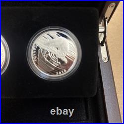 2016 Fine Silver 1/2oz Canada $10 3-Coin Set Reflections Of Wildlife
