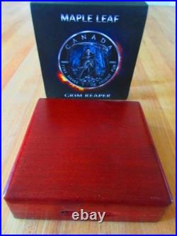 2016 GRIM REAPER ARMAGEDDON Death Maple 1 oz Silver Coin $5 Canada
