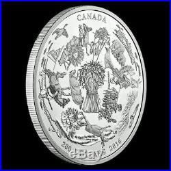 2016 SILVER $200 CANADA'S VAST PRAIRIES Landscapes 2 oz. Coin SALE 10% OFF