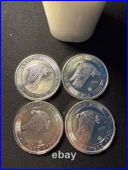 2016 Silver 1.5oz Royal Canadian Mint. 9999 Falcon Bullion $8 Coin