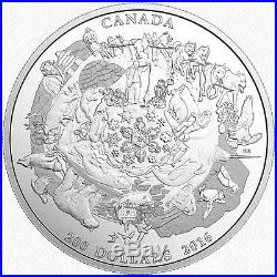 2016 Silver $200 CANADA'S ICY ARCTIC Coin