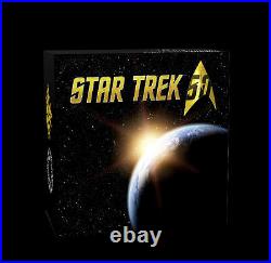 2016 Star Trek Enterprise $20 Canada Color Proof Silver Coin 50th Anniversary