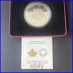 2017 $10 Canada 150 Iconic Maple Leaf Pure Silver Coin