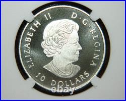 2017 $10 Canada 150th Lighthouse At Peggy's Cove Silver Coin Ngc Pf70 Matte Fr