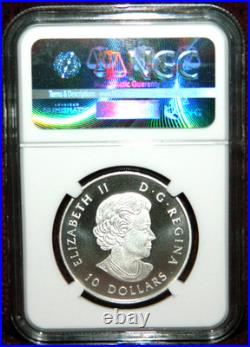 2017 $10 Canada 150th Lighthouse At Peggy's Cove Silver Coin Ngc Pf70 Matte Fr