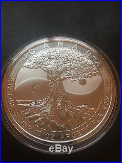 2017-10 oz HUGE Silver Coin- Tree Of Life-Canada