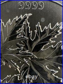 2017 1.5 oz 9999 Fine Pure Silver Reverse Proof $8 Super Canadian maple leaf