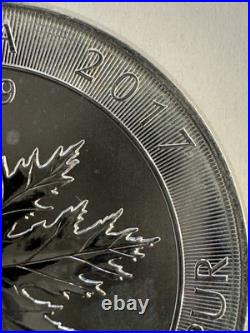2017 1.5 oz 9999 Fine Pure Silver Reverse Proof $8 Super Canadian maple leaf