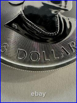 2017 1.5 oz 9999 Fine Pure Silver Reverse Proof $8 Super Canadian maple leaf