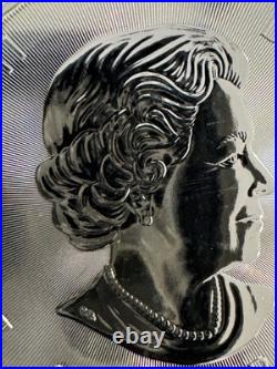 2017 1.5 oz 9999 Fine Pure Silver Reverse Proof $8 Super Canadian maple leaf