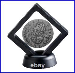 2017 $20 Ancient Canada Ogygopsis Pure Silver Coin in Floating Frame