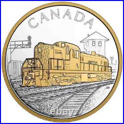 2017 $20 Fine Silver Coin Locomotives Across Canada Rs 20