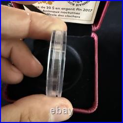 2017 $20 Fine Silver Coin Nocturnal by Nature The Barn Owl 99.99% Box & COA