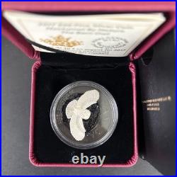 2017 $20 Nocturnal by Nature The Barn Owl Rhodium Plated Pure Silver Coin