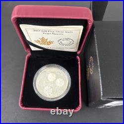 2017 $20 fine silver coin pearl flowers
