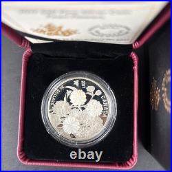 2017 $20 fine silver coin pearl flowers