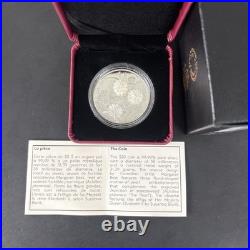 2017 $20 fine silver coin pearl flowers