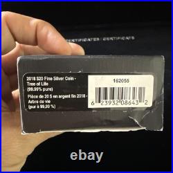 2017 $25 Fine Silver Coin A View of Canada from Space RoyalMint with Box & COA