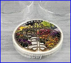2017 2 oz Pure Silver Coin Gate to Enchanted Garden Royal Canadian Mint
