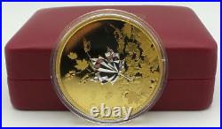 2017 $50 Fine Silver Coin Whispering Maple Leaves Royal Canadian Mint U1622
