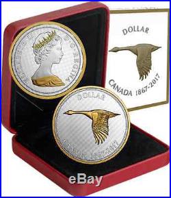 2017 5OZ Big Coin Alex Colville Designs Pure Silver Dollar, Mint Sold 2150 Out