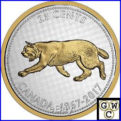 2017 5oz'Lynx-Alex Colville Designs Big Coin Series'Prf25ct Silver. 9999(17937)NT