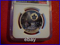 2017 CANADA $10 Toronto Maple Leafs Fine Silver Coin NGC PF 70 Matte FR