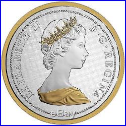 2017 CANADA $1 CANADA GOOSE 5oz Big Coin SeriesAlex Colville Pure Silver Coin