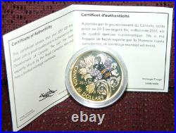 2017 CANADA $20 BEJEWELED BUGS BEE 1 OZ SILVER COIN WithGEMSTONES TONING ON COIN