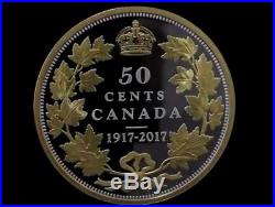 2017 CANADA 2 oz SILVER HALF DOLLAR 50 CENT COIN MASTERS CLUB EXCLUSIVE