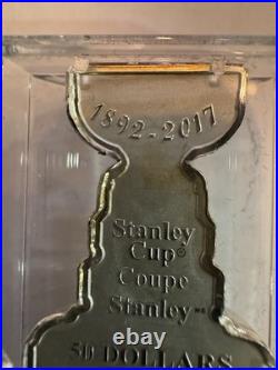 2017 CANADA $50 99.53g FINE SILVER 125th ANNIVERSARY OF THE STANLEY CUP+OGP+COA 2017 CANADA $50 99.53g FINE SILVER 125th ANNIVERSARY OF THE STANLEY CUP+OGP+COA