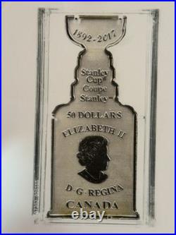2017 CANADA $50 99.53g FINE SILVER 125th ANNIVERSARY OF THE STANLEY CUP+OGP+COA 2017 CANADA $50 99.53g FINE SILVER 125th ANNIVERSARY OF THE STANLEY CUP+OGP+COA