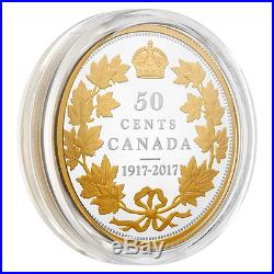 2017 CANADA EXCLUSIVE MASTERS CLUB 2 oz. PURE SILVER 50 CENTS COIN