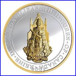 2017 CANADA Great Seal of Canada Gilt Silver Coin ER NGC Proof 70 UC withCOA