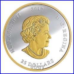 2017 CANADA Great Seal of Canada Gilt Silver Coin ER NGC Proof 70 UC withCOA