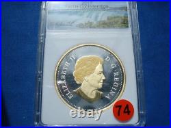 2017 Canada 150th Ann Confederation $1 99.99% Silver Gold Plated Dollar Coin #74