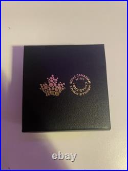 2017 Canada $15 Fine Silver Coin Great Canadian Outdoor Sunset Canoeing