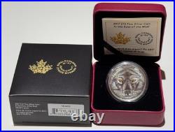 2017 Canada $15 Fine Silver Coin In the Eyes of the Wolf Glow in the Dark