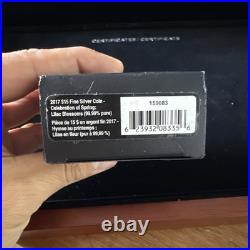 2017 Canada $15 Fine Silver Coin Lilac Blossoms Celebration of Spring with Box COA