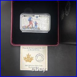 2017 Canada 1.5 oz Fine Silver $25 Rectangular Coin The Great Trail