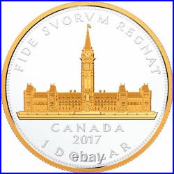 2017 Canada $1 Fine Silver Coin Parliament Building Renewed Silver Dollar